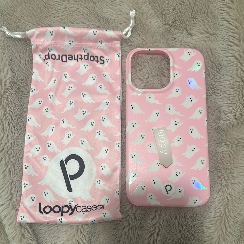 Loopy Cases Pink Ghost Phone Case